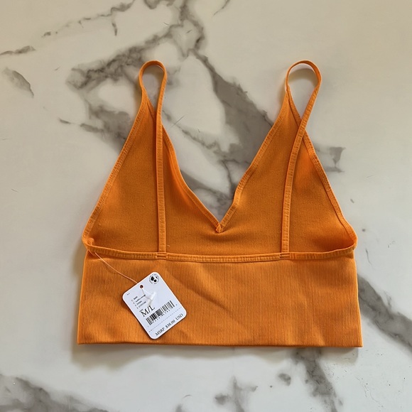 NWT Free People Intimately Malibu Orange Bra - Picture 5 of 7